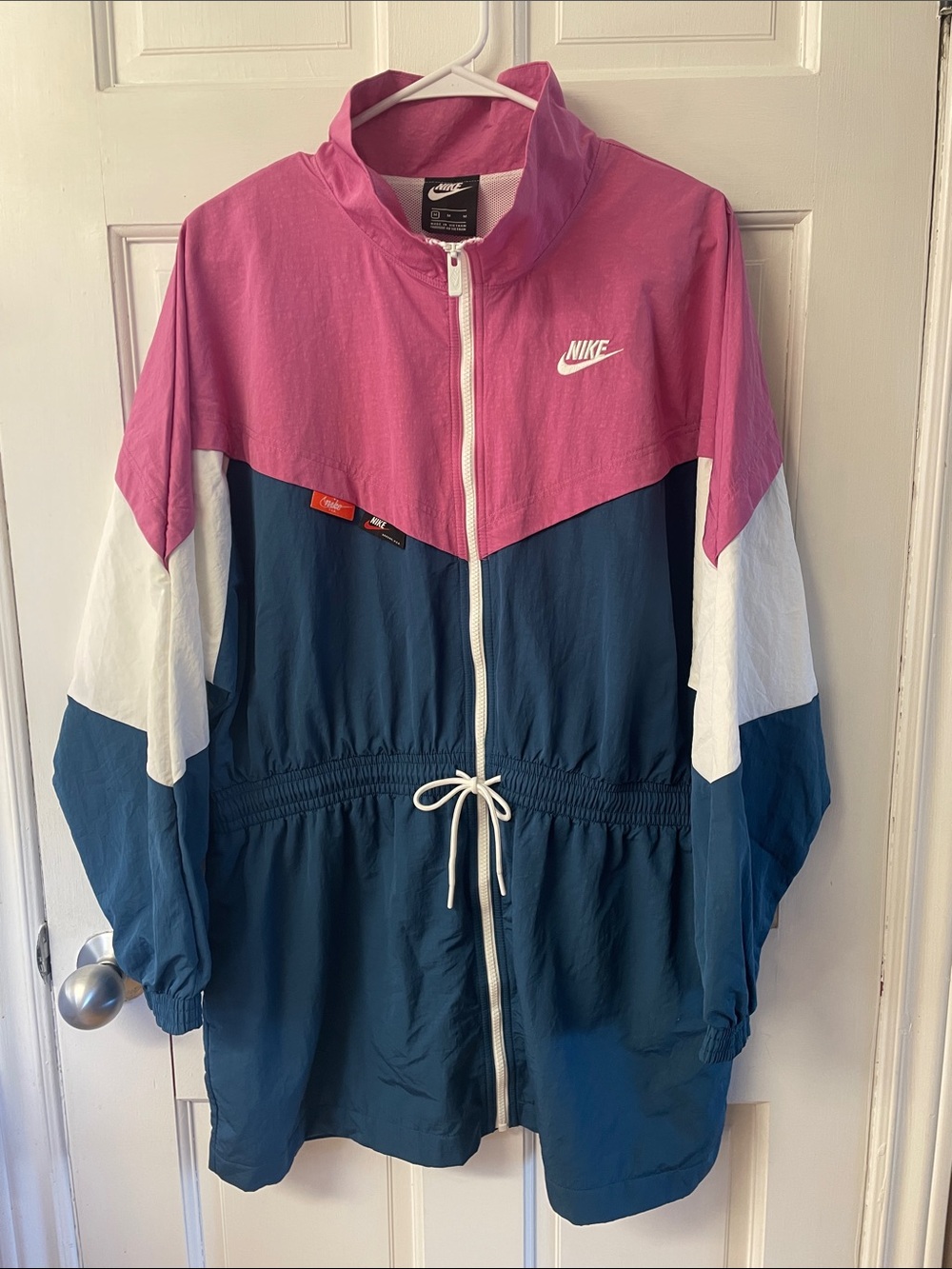 Nike Sportswear Icon Clash Woven Long Mesh Lined Track Sport Jacket women size M
